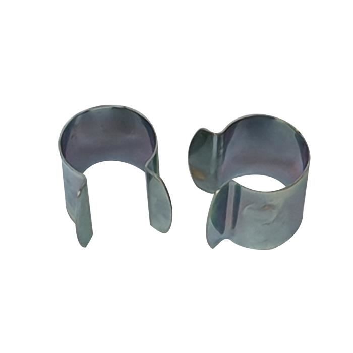 Lot de 12 Clips Fixation Métal - dia. 40mm