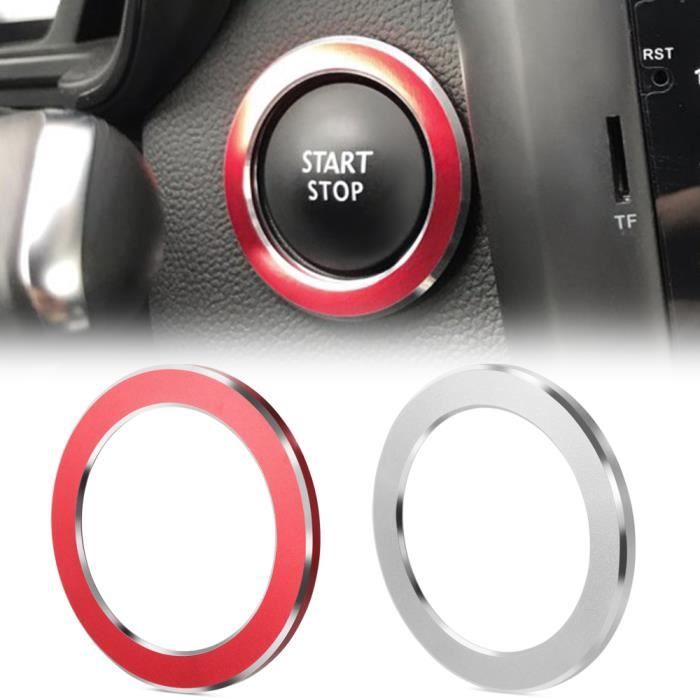 Accessoires pour Renault Koleos Kadjar Captur - Autocollant, protection pour le démarrage du moteur, - Modèle: Rouge - ANQCCTA01473