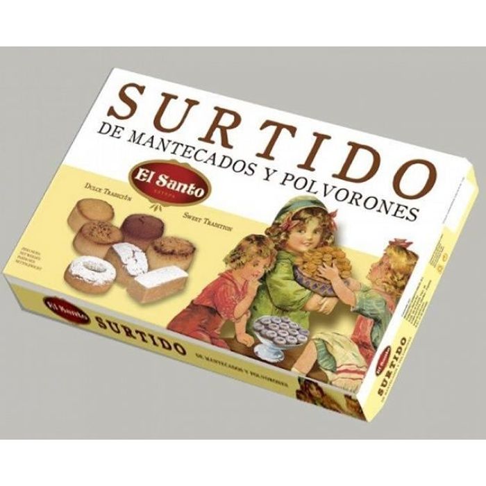 Assortiment Mantecados et Polvorones El Santo boîte 2kg100