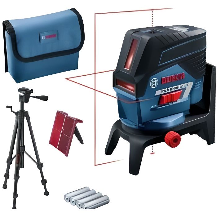 Laser combiné BOSCH PROFESSIONAL GCL 2-50 C + RM2 + BT 150 (AA) carton box