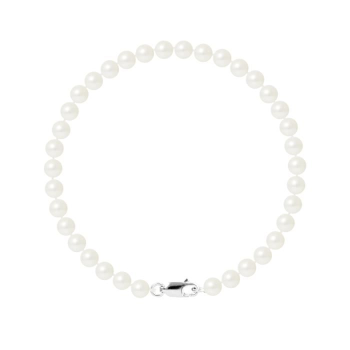 PERLINEA Bracelet Perles de Culture et Or Blanc 375° Femme