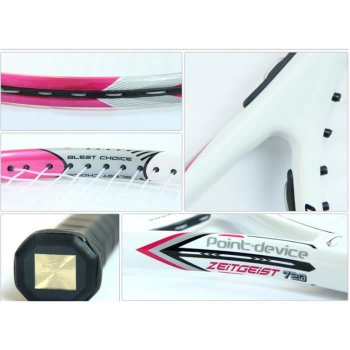 Raquette de tennis en composite carbone homme et femme en entraînement sportif 2423