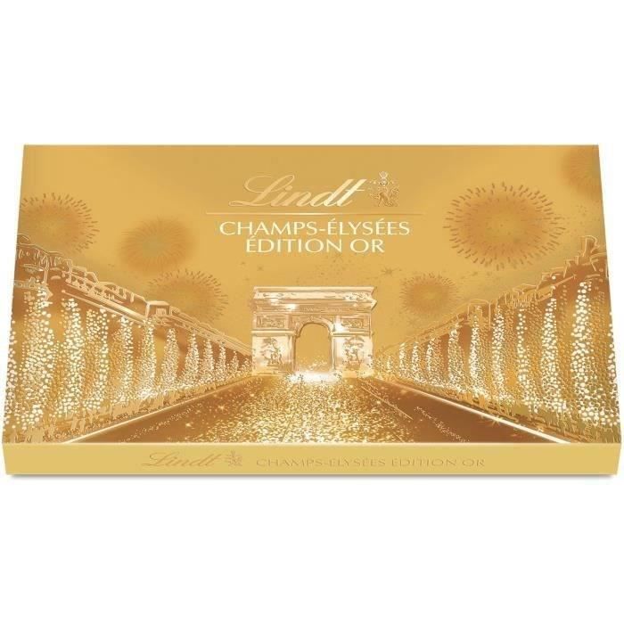 LINDT & SPRÜNGLI Champs-Elysées Edition Or Boîte - 182 g