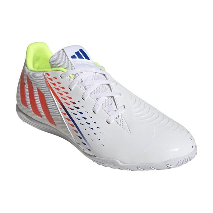 Chaussures ADIDAS Predator EDGE4 IN Blanc - Homme/Adulte