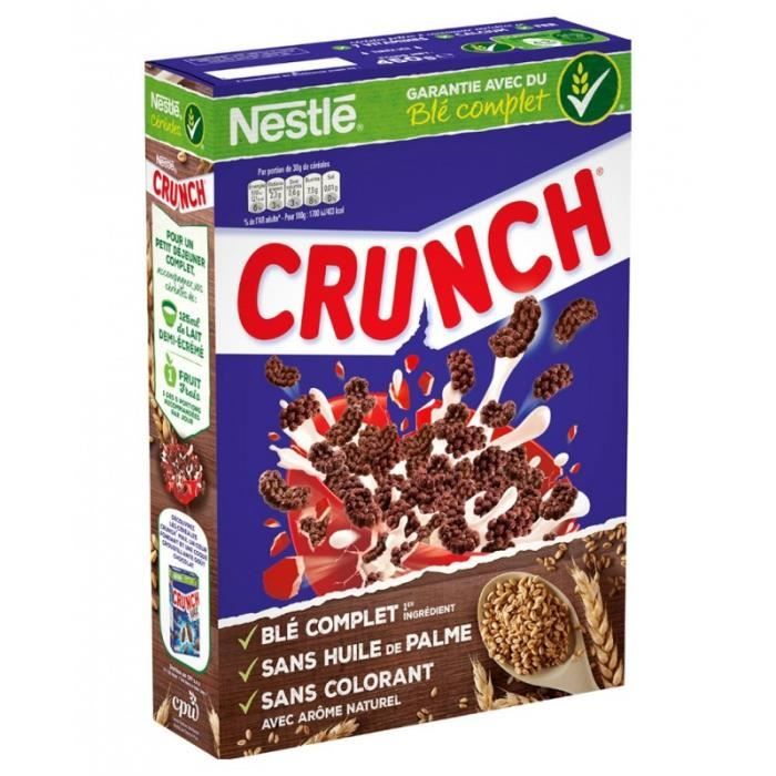 Nestlé Crunch Grand Format 750g (lot de 4)