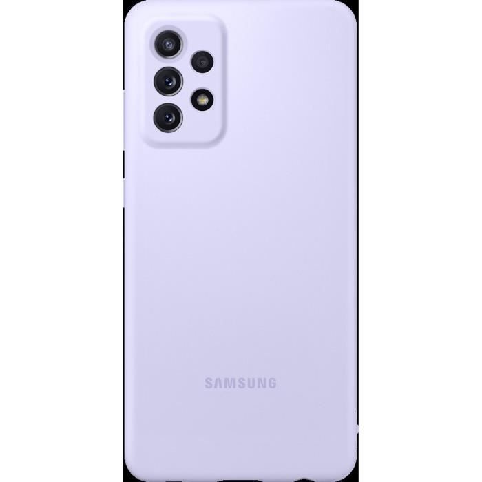 Coque Silicone Galaxy A72 Violet