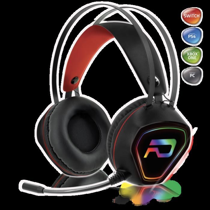 Casque audio gamer Advance RGB pour Xbox / PS4 / PC / Switch - 40 mm