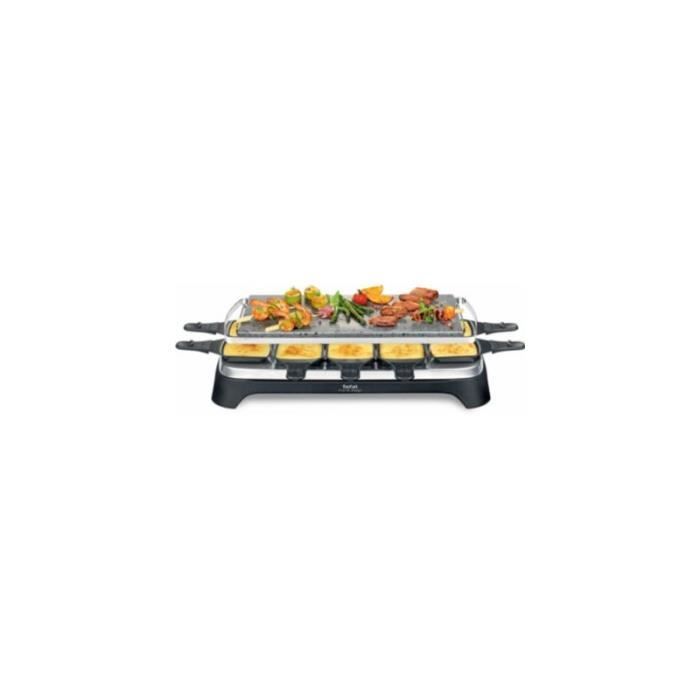 Raclette Tefal PIERRADE INOX&DESIGN PR457812 • Raclette & Fondue • Cuisson conviviale