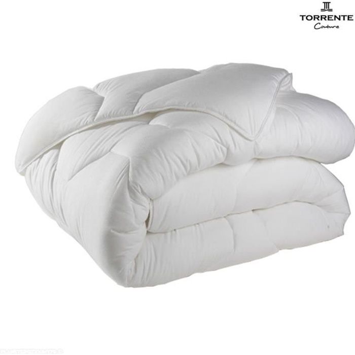 Couette toutes saisons Torrente 220x240 cm 500 gr/m² Blanc