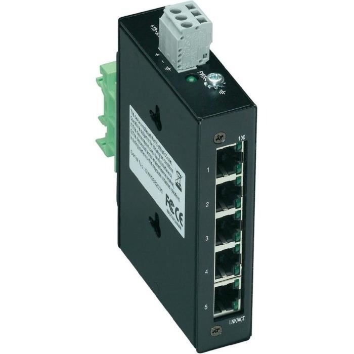 Switch industriel Eco à 5 ports 100 BASE-TX WAG…