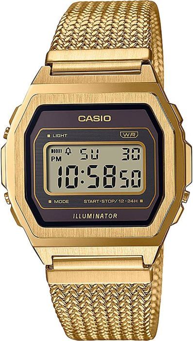 Montre Casio mixte résine acier chromé