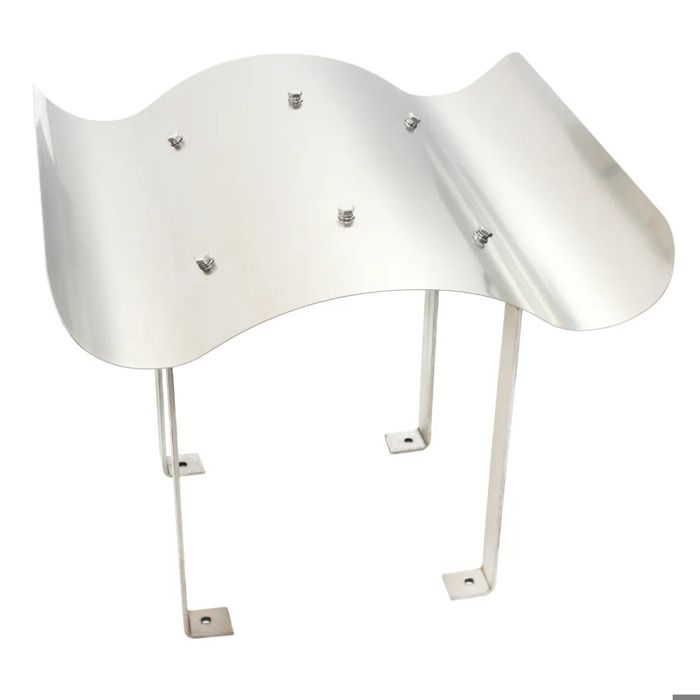 vidaXL Capot cheminée Acier inoxydable 60x80x39 cm - vue 2