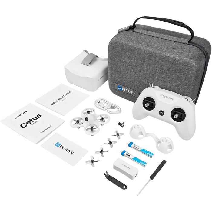 BETAFPV Cetus Kit de Drone RTF Avec 3 Modes de vol Fonction de Maintien Daltitude Fonction Datterrissage Durgence Pret a Voler Co