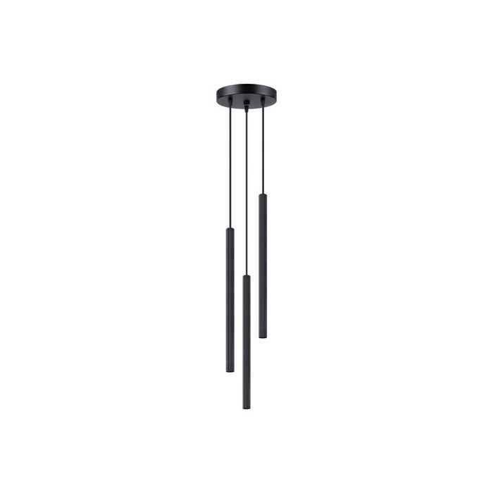Lustre Acier Noir G9 3 Arche