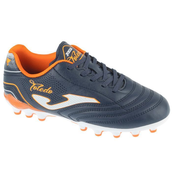 Chaussures de football - JOMA - Toledo Jr 25 TOJW AG - Cuir synthétique - Bleu marine - Enfant