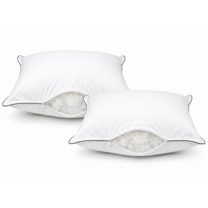 Oreillers X2 Hotel Prestige Ferme - 60 x 60 - Toutes saisons - MORTREUX
