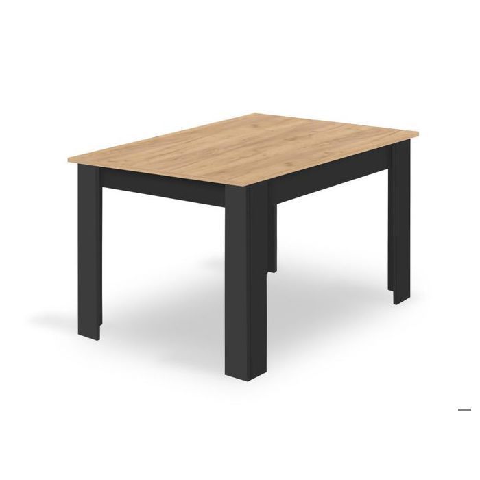 Table rectangulaire 120x80 cm décor Artisan pieds noirs pour cuisine et salle à manger