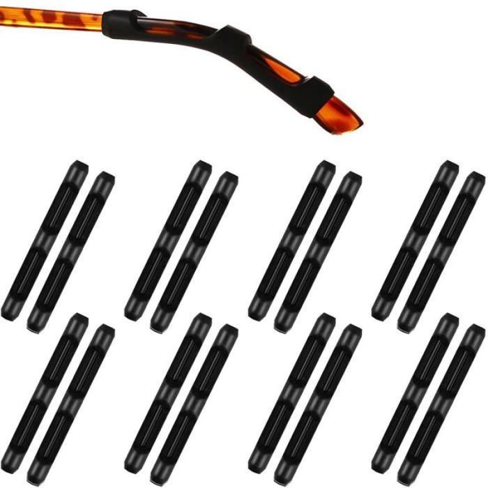 8 protections pour lunettes coussins doreilles en silicone lunettes produits de soin des lunettes PRODUIT ENTRETIEN LUNETTES