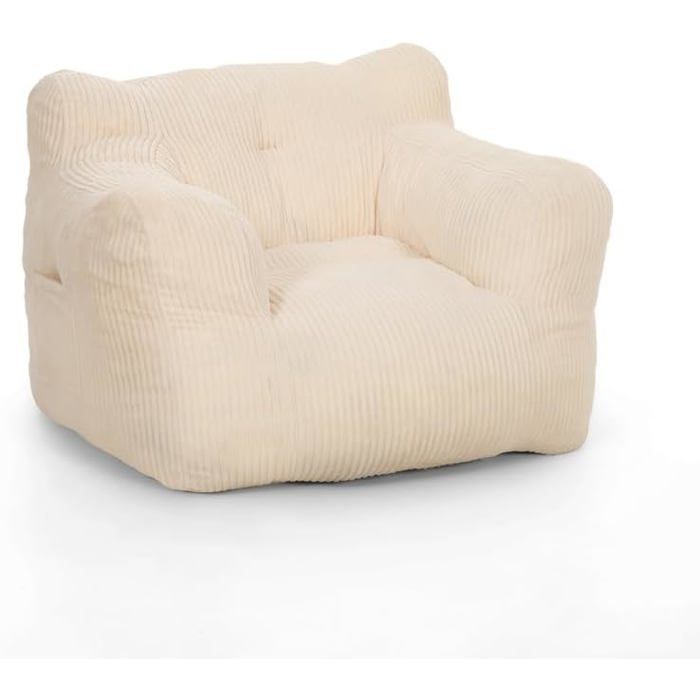 Bean Bag Chair with Sponge Filling Living Room Chair Portable Handle