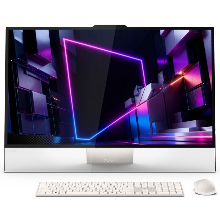 PC tout en un Lenovo Yoga 32IPH11 31 5 Copilot+PC Intel® Core™ Ultra X7 32 Go RAM 1 To SSD Beige