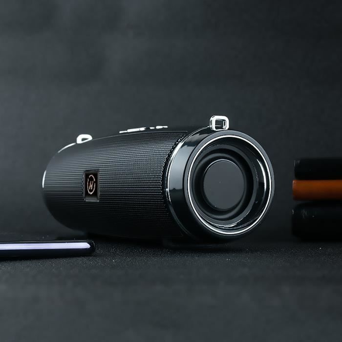 Mini Haut-parleur Bluetooth Portable - Gris, étanche, Basses Puissantes, Batterie 500 MAh, Bluetooth 5.1 - 2