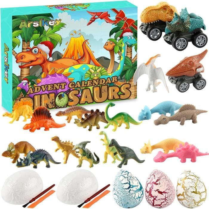 Calendrier de l'avent Dinosaure | Surprises en Pvc Durable