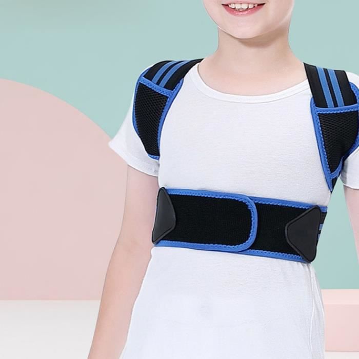 Correcteur Posture / Ceinture De Soutien Dorsal - Noir, Néoprène, Taille Réglable Unisexe - Neuf