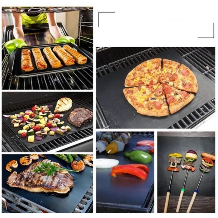 Kona XL Tapis BBQ Anti-Adhésif 63,5 X 43,2 Cm - Tapis De Grill Résistant 315°C - Facile à Nettoyer