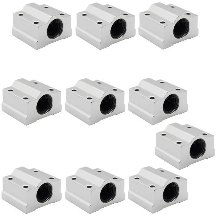SC8UU Glissière Palier Linéaire Support de Bloc 8mm Pour 3D Imprimante CNC