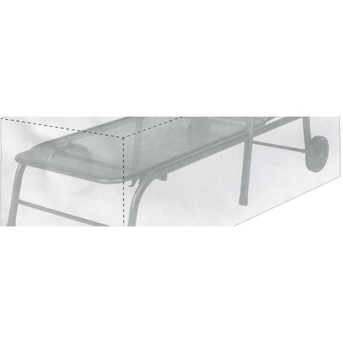 Housse De Protection Pour Chaise Longue De Jardin - 155x65x95 Cm, Tissu Oxford 420D Imperméable Et Anti-UV - Avec Cordon De Serrage Et Sac De Rangement