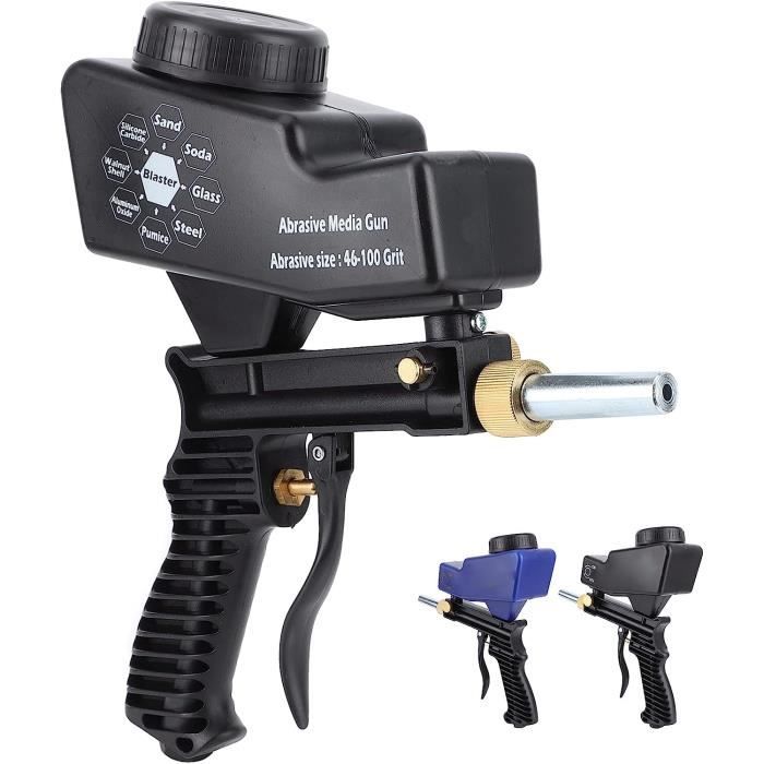 PORTABLE SABLE BLASTER Pistolet Maniable Pneumatique Rouillé Sablage