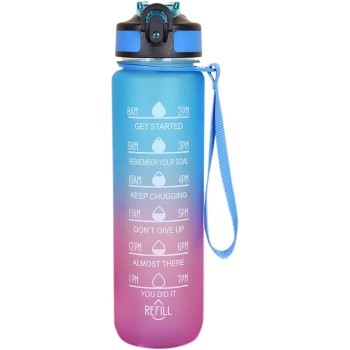 Gourde Sport Parfumée 650ml - Bouteille Fitness Avec Gousses Aromatisées Sans BPA - Idée Cadeau