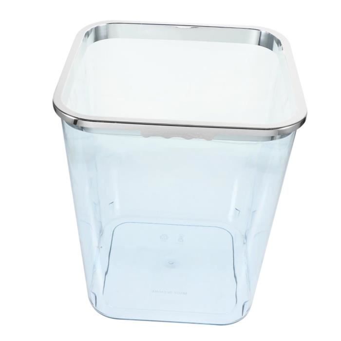 Poubelle Transparente De Salle De Bain Avec Couvercles, Poubelle De 9 Litres Pour Chambre à Coucher, Bureau, Poubelle Fine En Plastique Avec Couvercle à Pression, Poubelle Transparente De 10 L Pour La