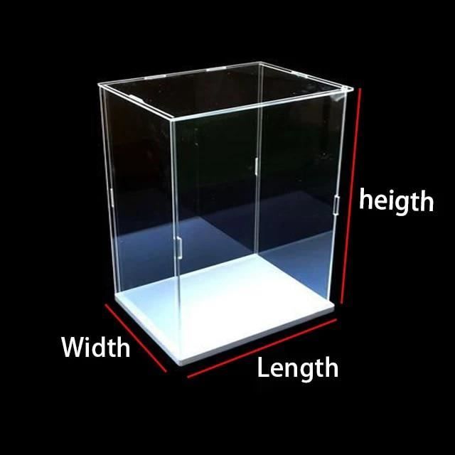 Vitrine Acrylique Tingacraft 37,5 X 19 X 18,5 Cm – Boîte Pour Figurine 1/12 Ou Modèle 1/35 – Anti-poussière