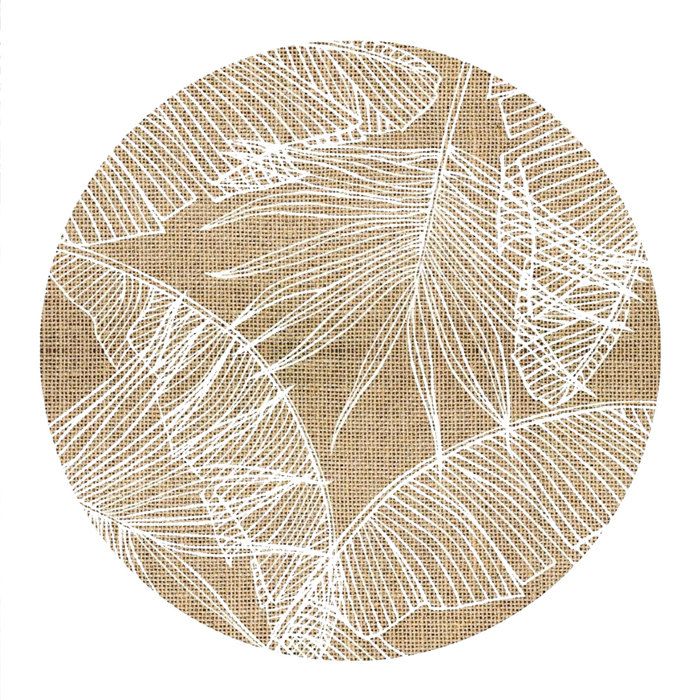 Set de table - Toile de jute - Rond - Diamètre 38 cm - Cdiscount Maison
