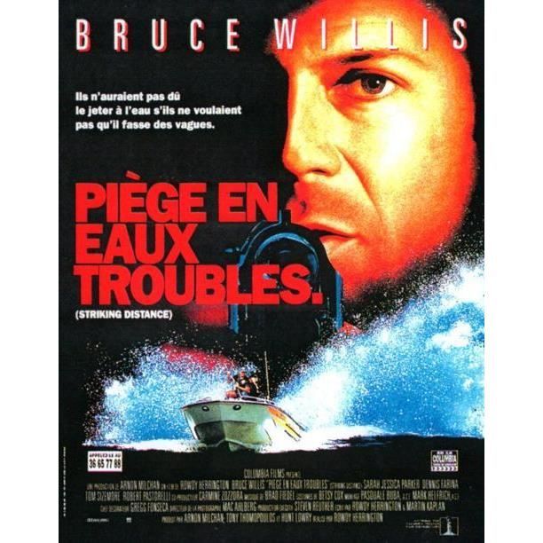 Piege En Eau Trouble Affiche Piège En Eaux Troubles - Bruce Willis - Achat / Vente affiche