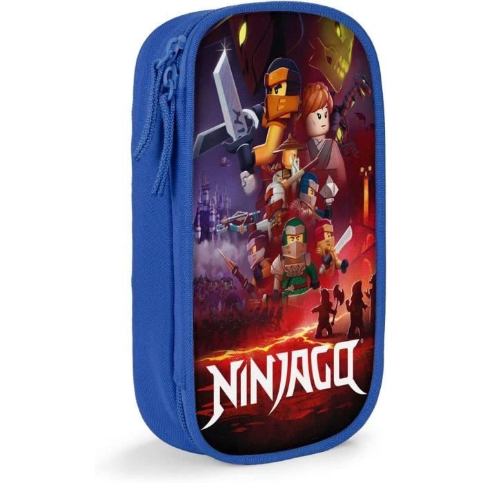 Trousse Ninjago grande capacit?� - Bleu - 1434 Bleu - Cdiscount Bagagerie - Maroquinerie