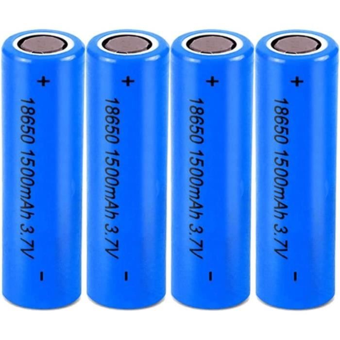 18650 Piles Rechargeables, 3.7V Li-ION Batterie 1500mAh Pleine Capacité  Lithium Batteries 18650 Batterie, pour Éclairage Solai[773] - Cdiscount  Jeux - Jouets