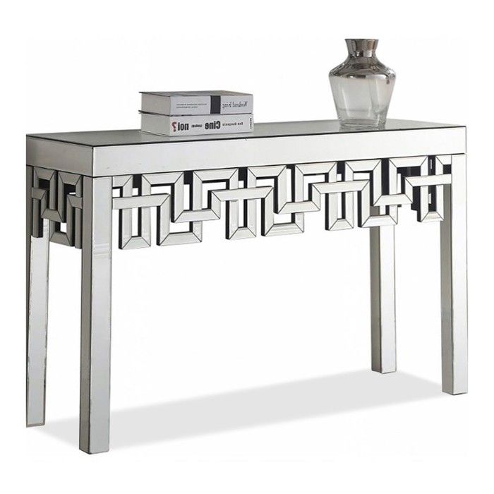 Console design en verre miroir DYNASTIE Console design en verre miroir DYNASTIE