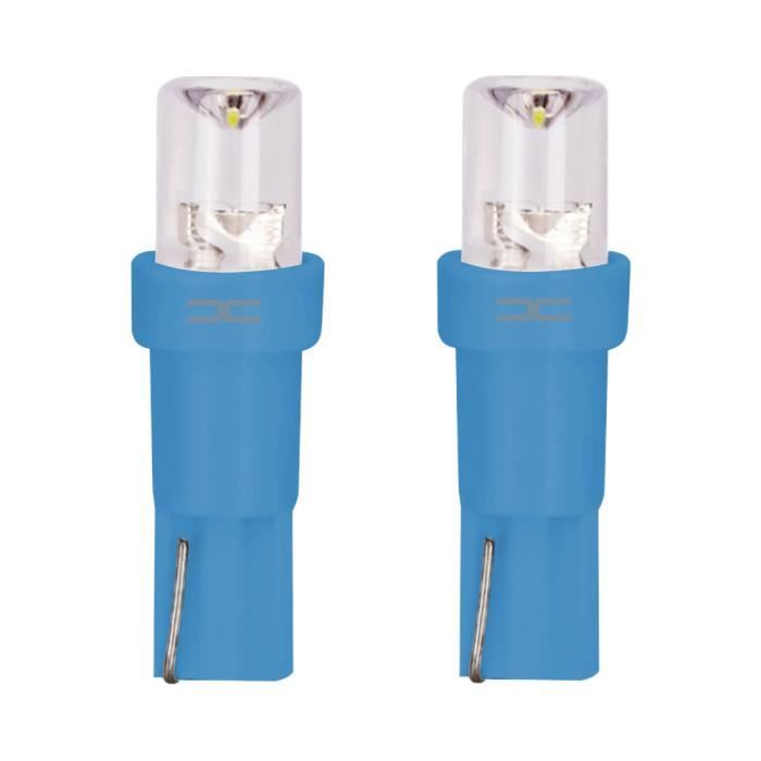 Ampoule T5 LED - Culot W1.2W - Bleu 