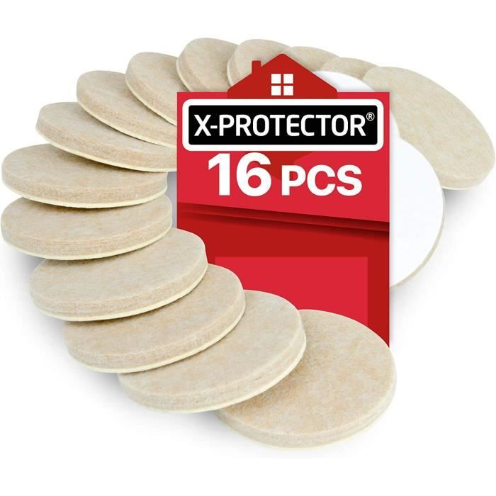75 Patins En Feutre Auto-adhésifs 10mm - Protection Anti-rayures Pour Meubles