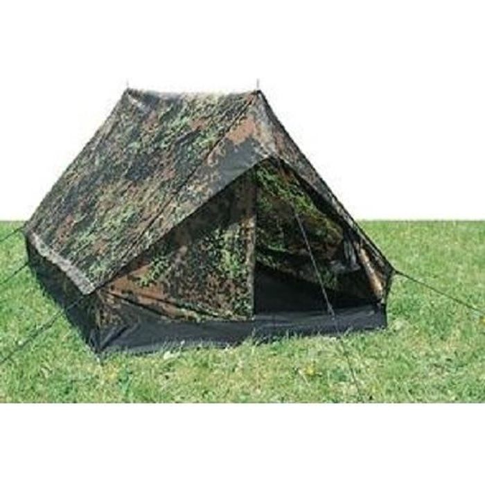 TENTE /" MINI PACK STANDARD /" ETANCHE 2 PLACES CAMOUFLAGE FLECKTARN