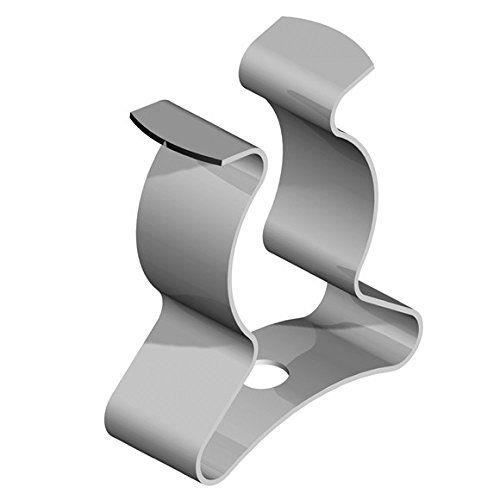 Bulk Hardware BH01980 Clip Pour Outil Plaqué Zinc 32 Mm - Lot De 5 Pièces