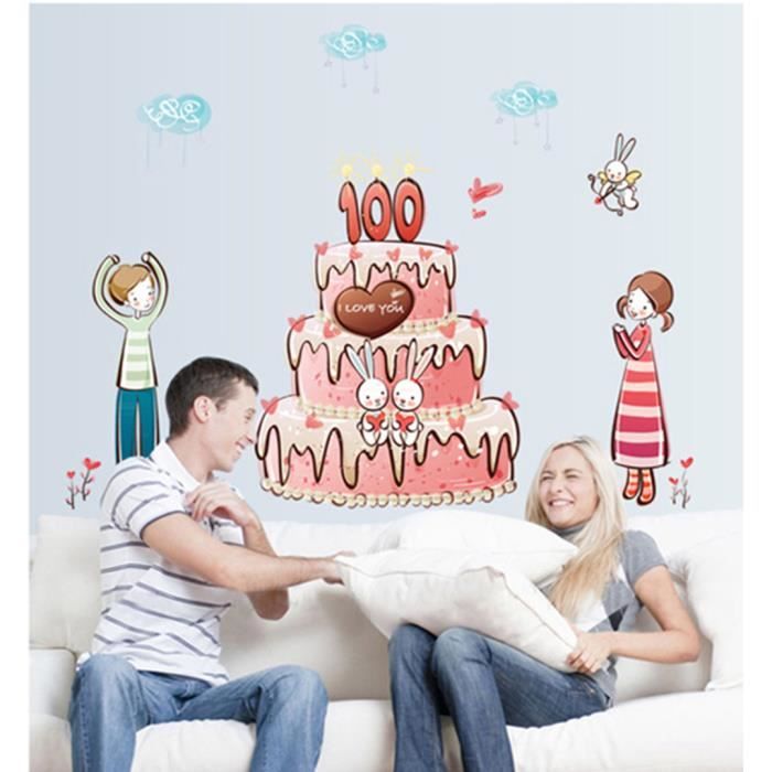 Serie De Couples L Amour Eternel Gateau Chambre A Coucher Stickers Muraux L Enlevement Sans Laisser De Trace Cdiscount Maison Serie De Couples L Amour Eternel Gateau Chambre A Coucher Stickers Muraux L Enlevement Sans Laisser De Trace Cdiscount Maison