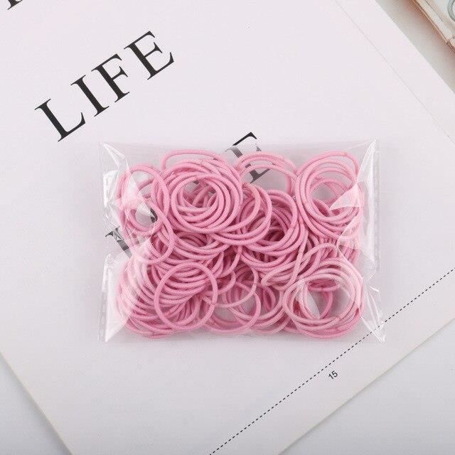 100 Pieces Haute Qualite Coiffure Boite Bebe Fille Elastique Bandes De Cheveux Elastique Pour Queue De Cheval Cheveux Co Wl Cdiscount Au Quotidien