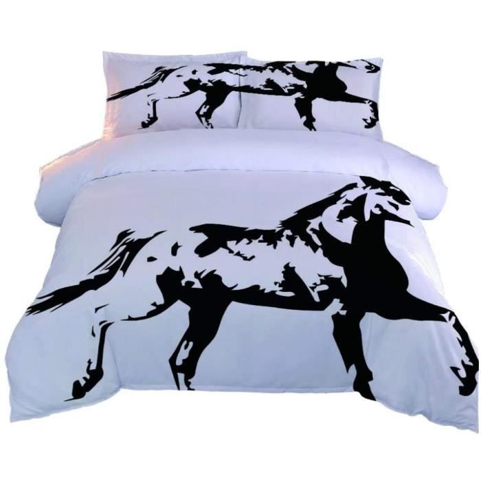 Parure De Lit 220x240 Cm Microfibre - Thème Escrime, 2 Taies 65x65 Cm, Fermeture Zip - 8