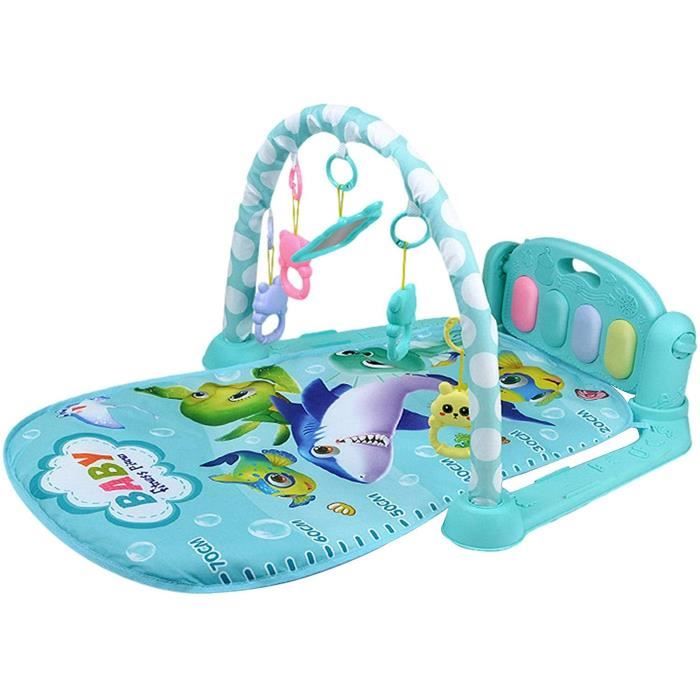 Rcraftn Tapis D Eveil Bebe Piano Pied Bebe Tapis De Jeu Pour Bebe Avec 5 Jouets Suspendus Tapis De Gymnastique Pour Bebe A148 Cdiscount Puericulture Eveil Bebe