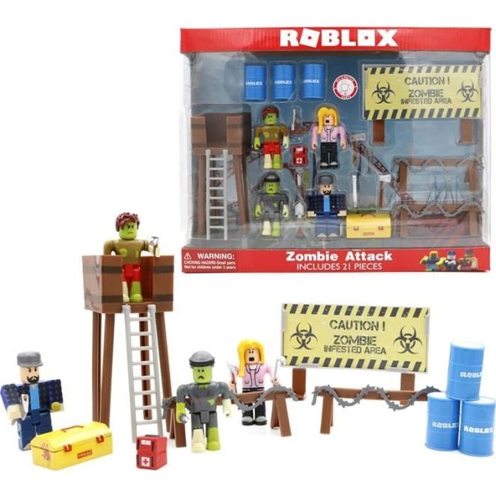 21 pcs / ensemble ROBLOX Zombie frappe Playset 7 cm PVC Suite Poupées  Jouets Modèle Figurines Collection Cadeaux De Noël - Cdiscount Jeux - Jouets