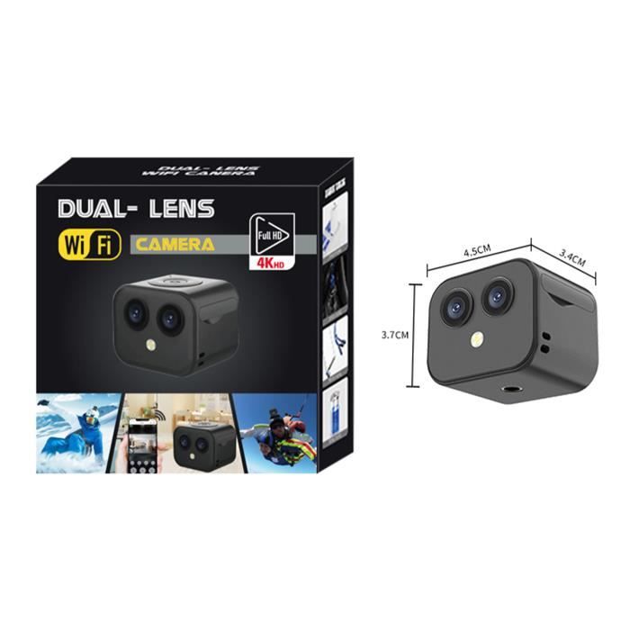 Caméra miniature - A[E44836690] - Mini Webcam WIFI HD 4K à double ...