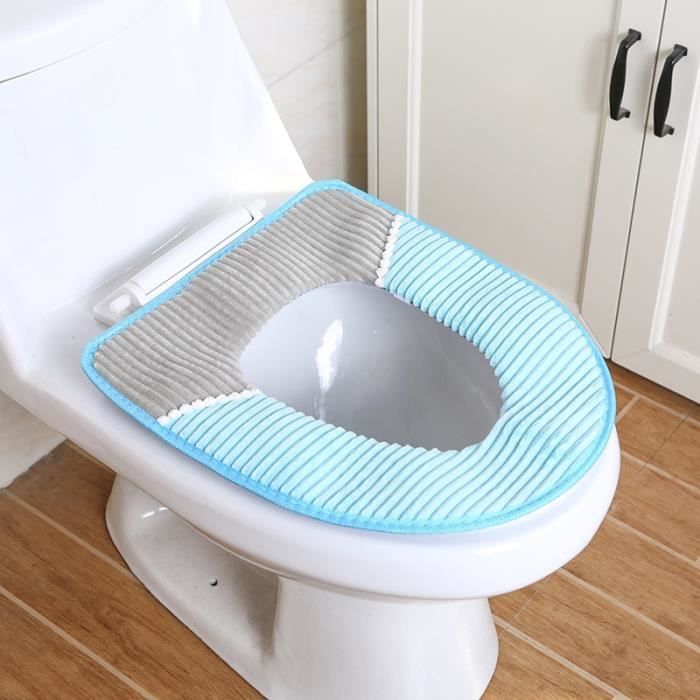 Abattant Wc,Housse de siège chauffant de toilette en Lycra, en forme de O,  souple, avec coussin de salle de - Type gray Koala - Cdiscount Bricolage